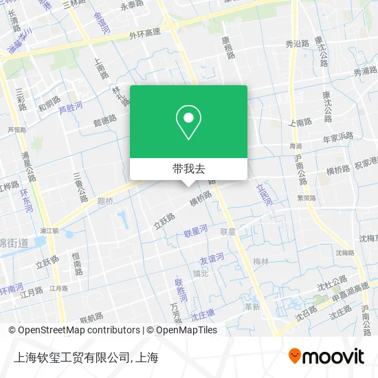 上海钦玺工贸有限公司地图