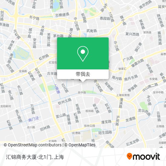 汇锦商务大厦-北1门地图
