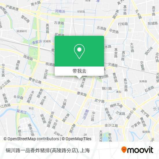 铜川路一品香炸猪排(高陵路分店)地图