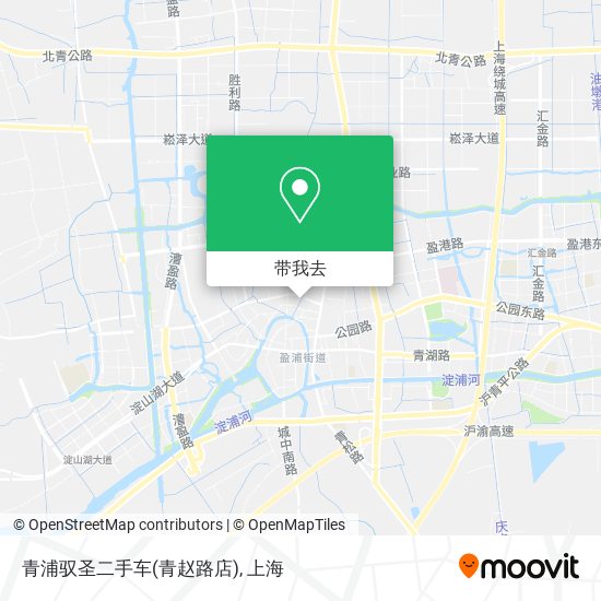 青浦驭圣二手车(青赵路店)地图