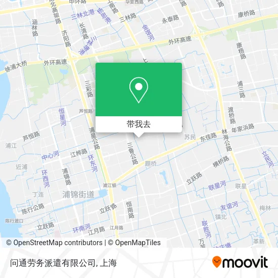 问通劳务派遣有限公司地图