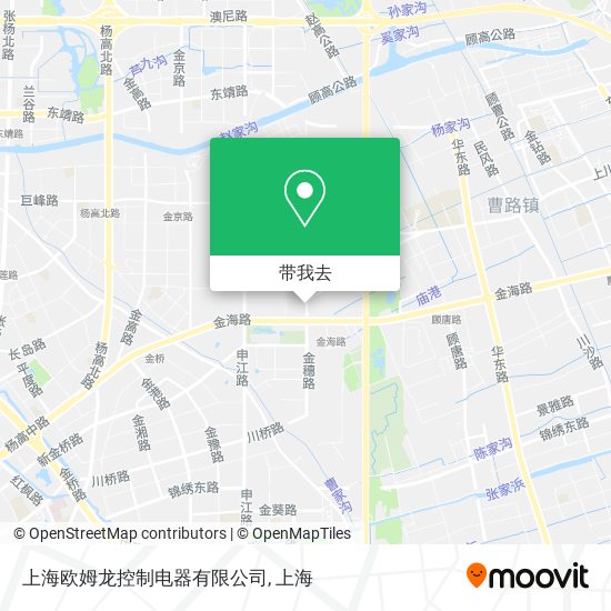 上海欧姆龙控制电器有限公司地图