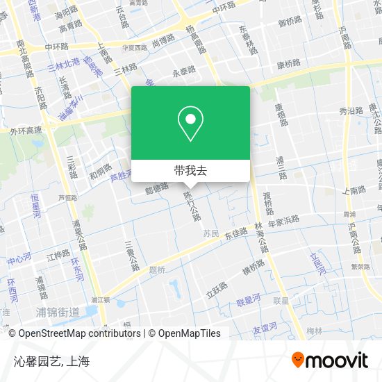 沁馨园艺地图