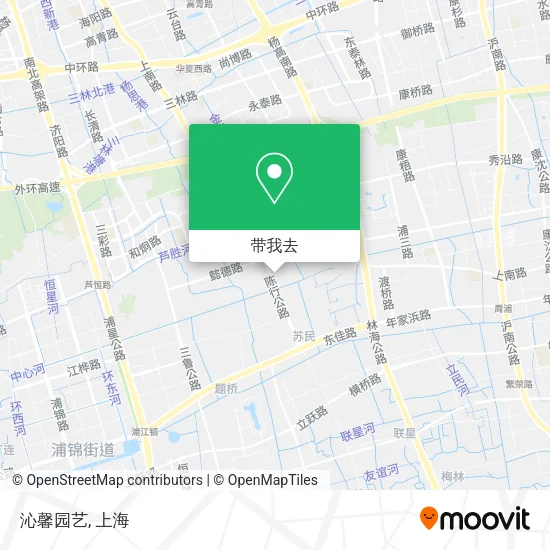 沁馨园艺地图