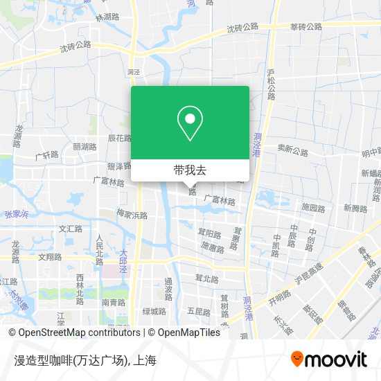漫造型咖啡(万达广场)地图