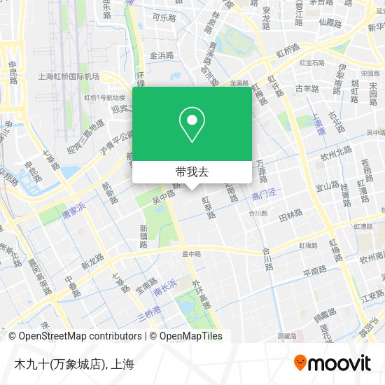 木九十(万象城店)地图