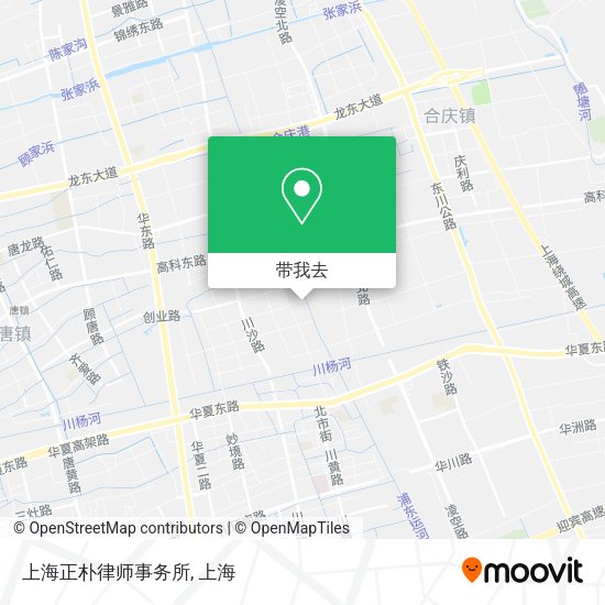 上海正朴律师事务所地图