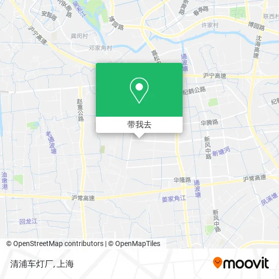 清浦车灯厂地图