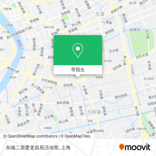 东城二居委龙昌苑活动室地图