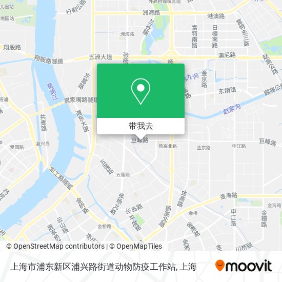 上海市浦东新区浦兴路街道动物防疫工作站地图