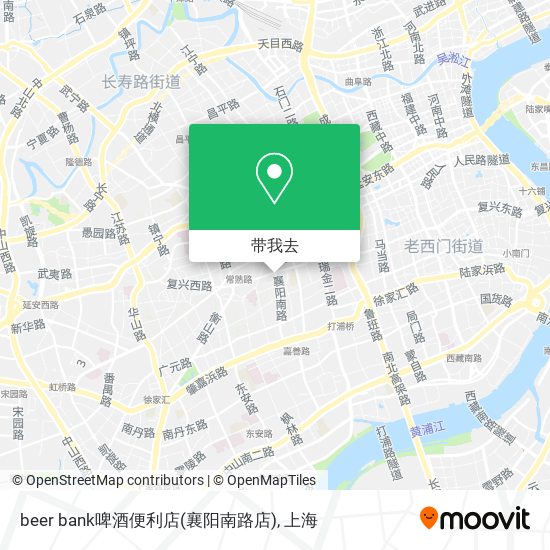 beer bank啤酒便利店(襄阳南路店)地图