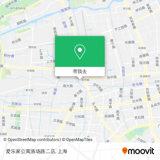 爱乐家公寓洛场路二店地图