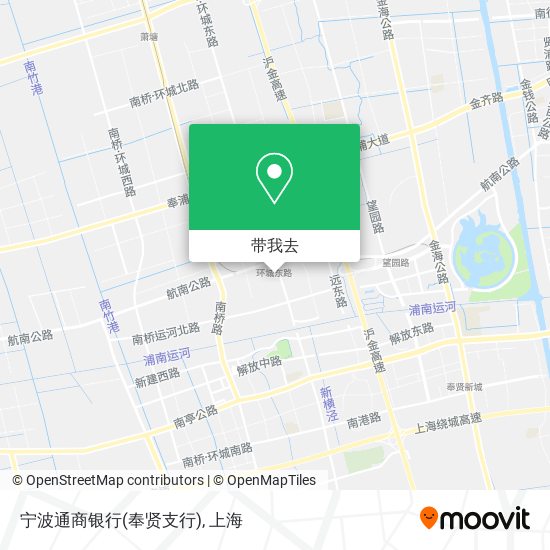 宁波通商银行(奉贤支行)地图