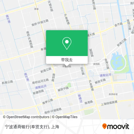 宁波通商银行(奉贤支行)地图
