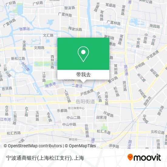 宁波通商银行(上海松江支行)地图