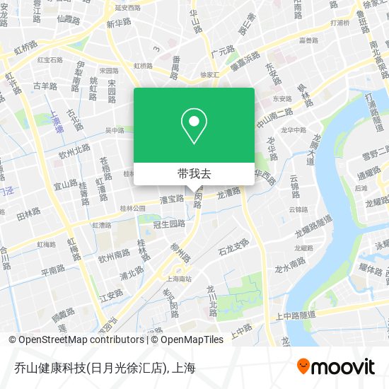 乔山健康科技(日月光徐汇店)地图