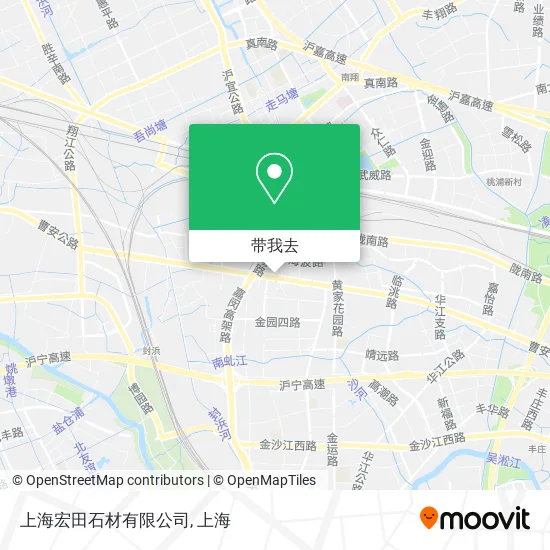上海宏田石材有限公司地图