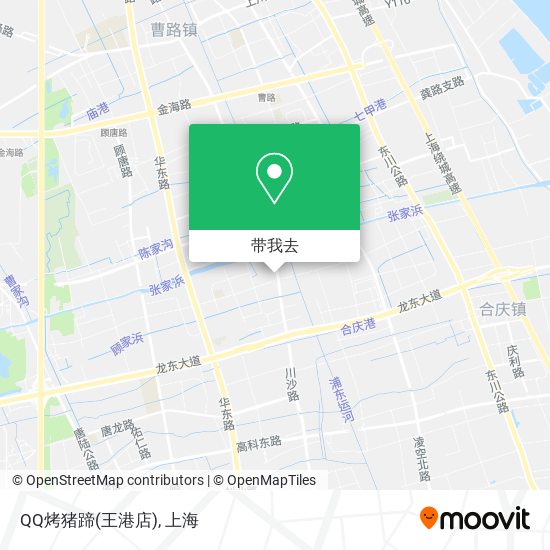 QQ烤猪蹄(王港店)地图