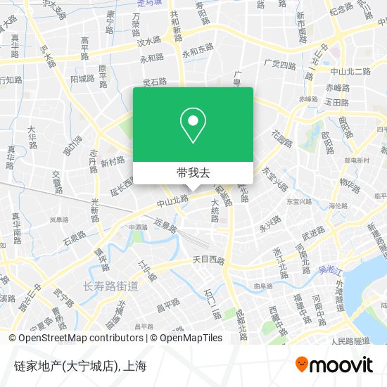 链家地产(大宁城店)地图