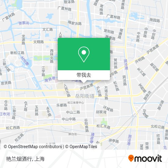 艳兰烟酒行地图