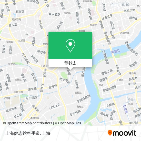 上海健志馆空手道地图