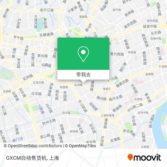 GXCM自动售货机地图