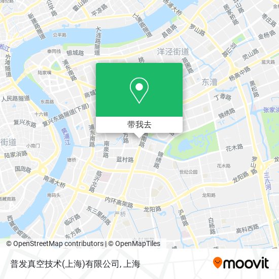 普发真空技术(上海)有限公司地图