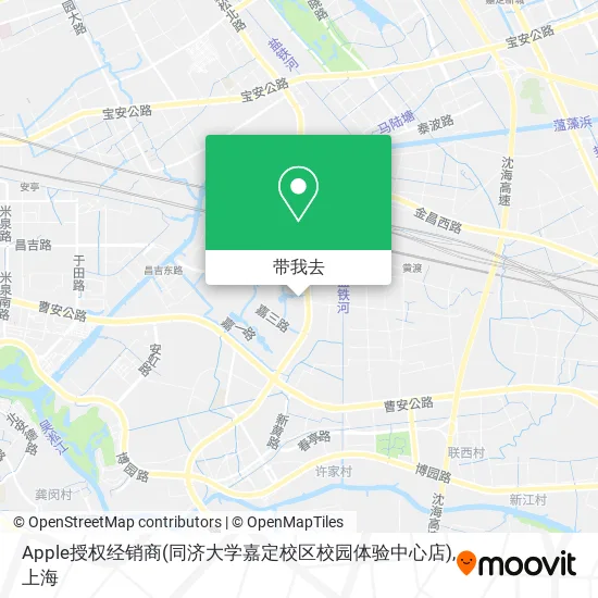 Apple授权经销商(同济大学嘉定校区校园体验中心店)地图