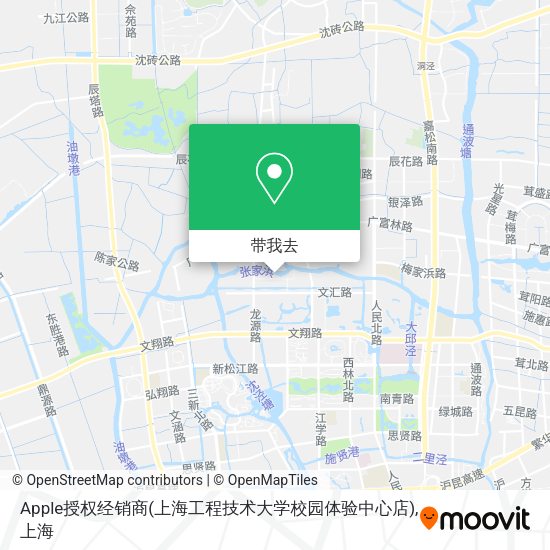 Apple授权经销商(上海工程技术大学校园体验中心店)地图