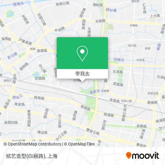 炫艺造型(白丽路)地图