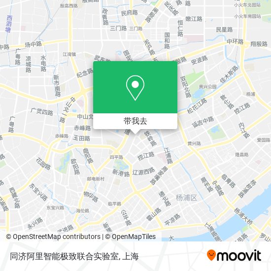 同济阿里智能极致联合实验室地图