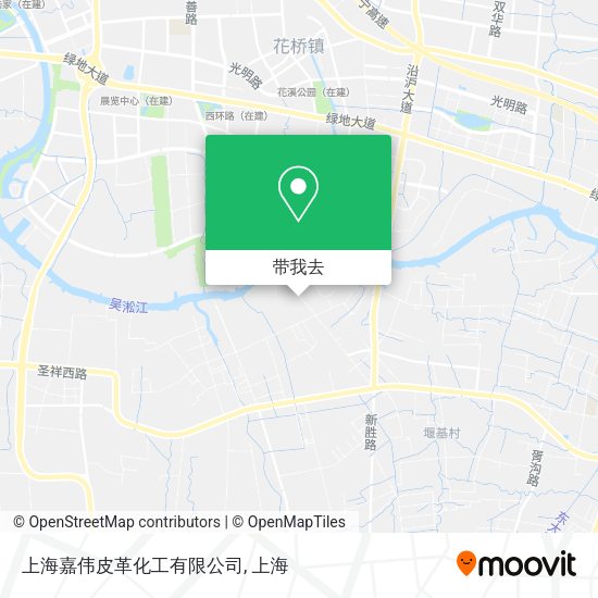 上海嘉伟皮革化工有限公司地图