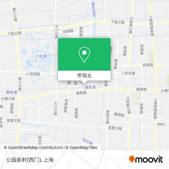 公园新村(西门)地图