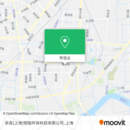 亲喜(上海)智能环保科技有限公司地图
