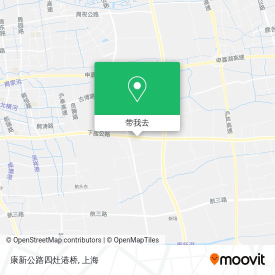 康新公路四灶港桥地图