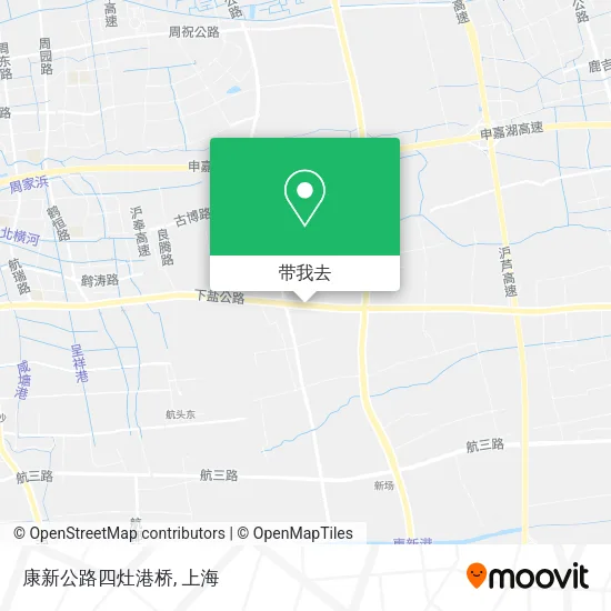 康新公路四灶港桥地图