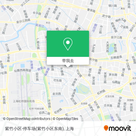 紫竹小区-停车场(紫竹小区东南)地图
