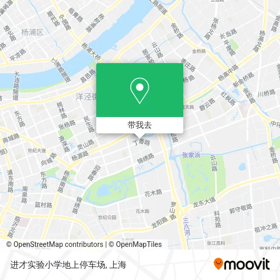 进才实验小学地上停车场地图