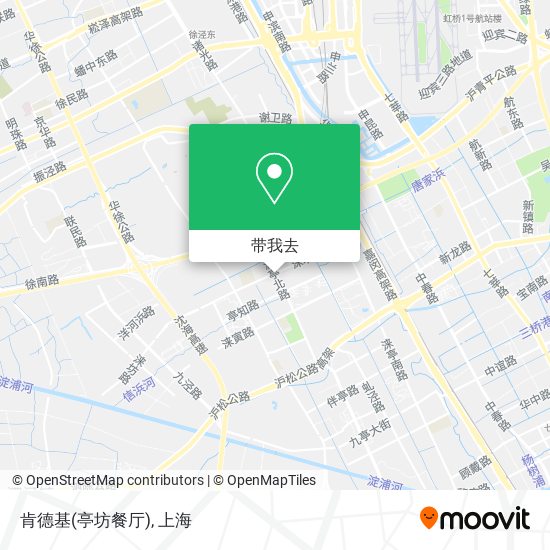 肯德基(亭坊餐厅)地图