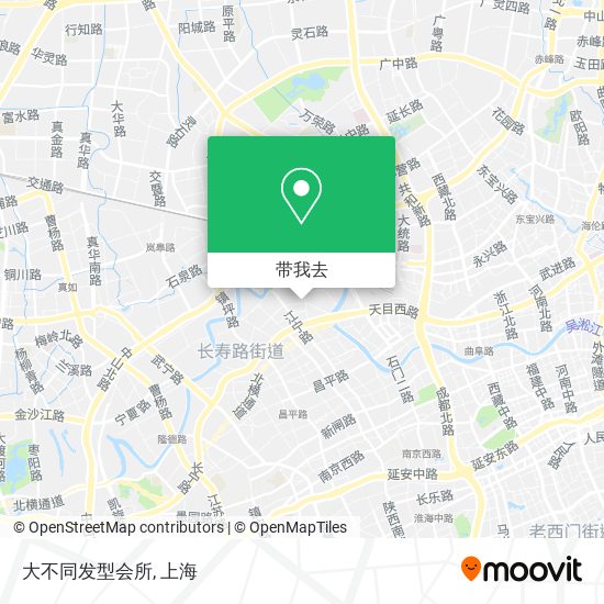 大不同发型会所地图