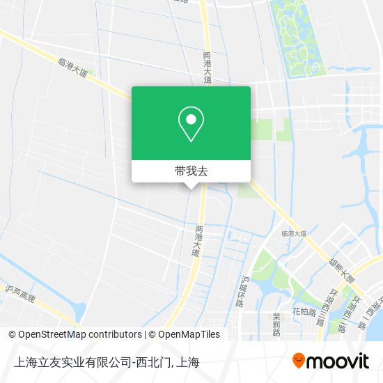 上海立友实业有限公司-西北门地图