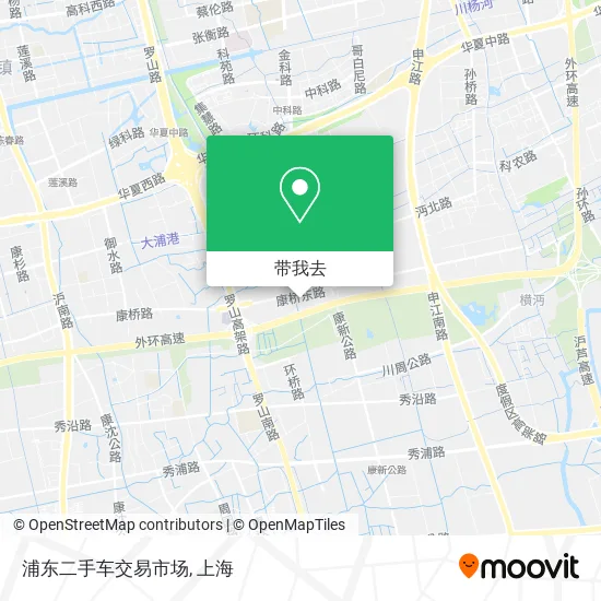 浦东二手车交易市场地图