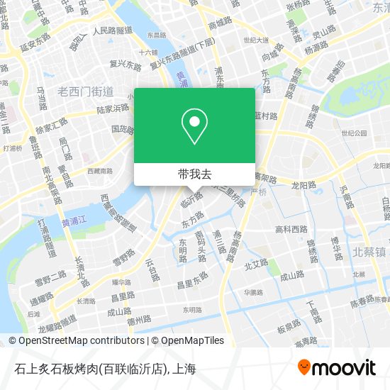 石上炙石板烤肉(百联临沂店)地图