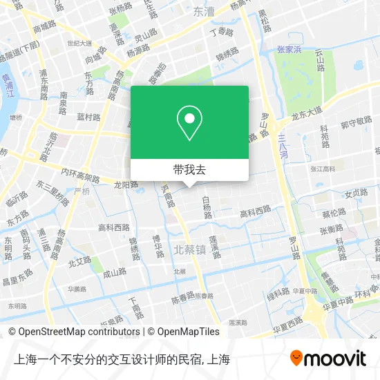 上海一个不安分的交互设计师的民宿地图