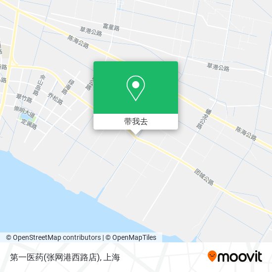 第一医药(张网港西路店)地图