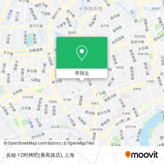 炭秘·12时烤吧(番禺路店)地图