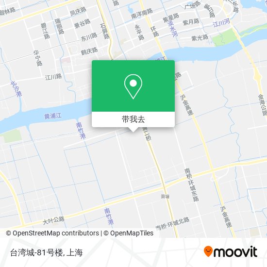 台湾城-81号楼地图