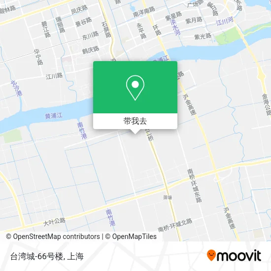 台湾城-66号楼地图