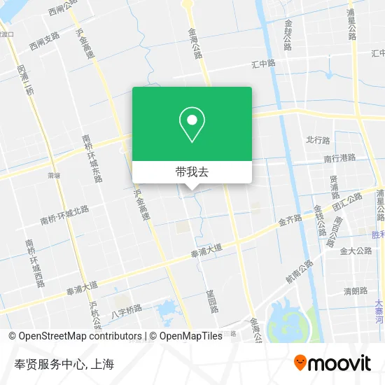 奉贤服务中心地图