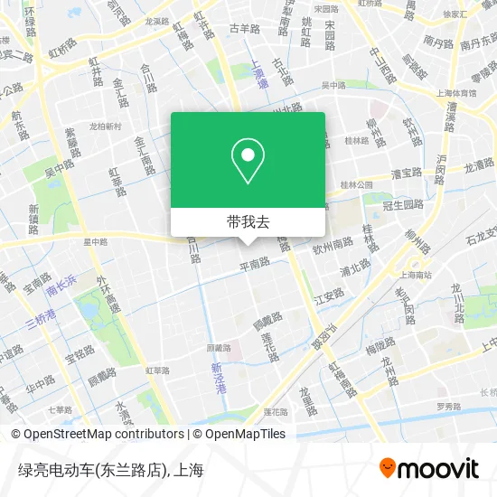 绿亮电动车(东兰路店)地图